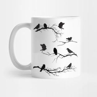 Crows on Branches Mug